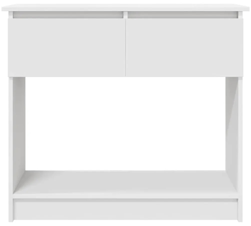 Mesa consola com gavetas 85,5x38,5x74,5 cm branco