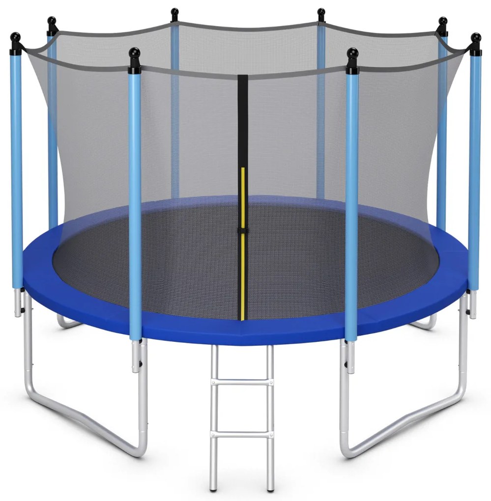 Trampolim exterior 366 cm para crianças e adultos Trampolim com rede de segurança Tubos galvanizados à prova de ferrugem