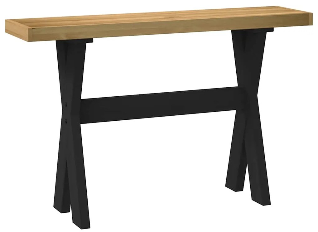 Mesa consola NOAIN pernas em forma de X 120x30x75 cm