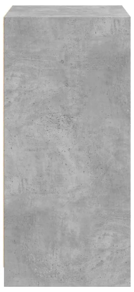 Roupeiro 48x41x102 cm derivados de madeira cinzento cimento