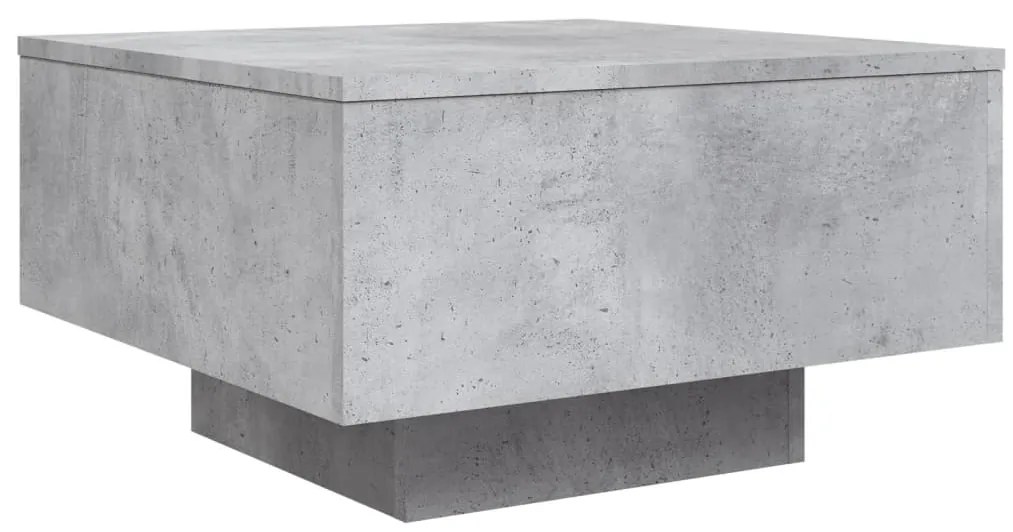 Mesa de centro 55x55x31 cm derivados de madeira cinza-cimento