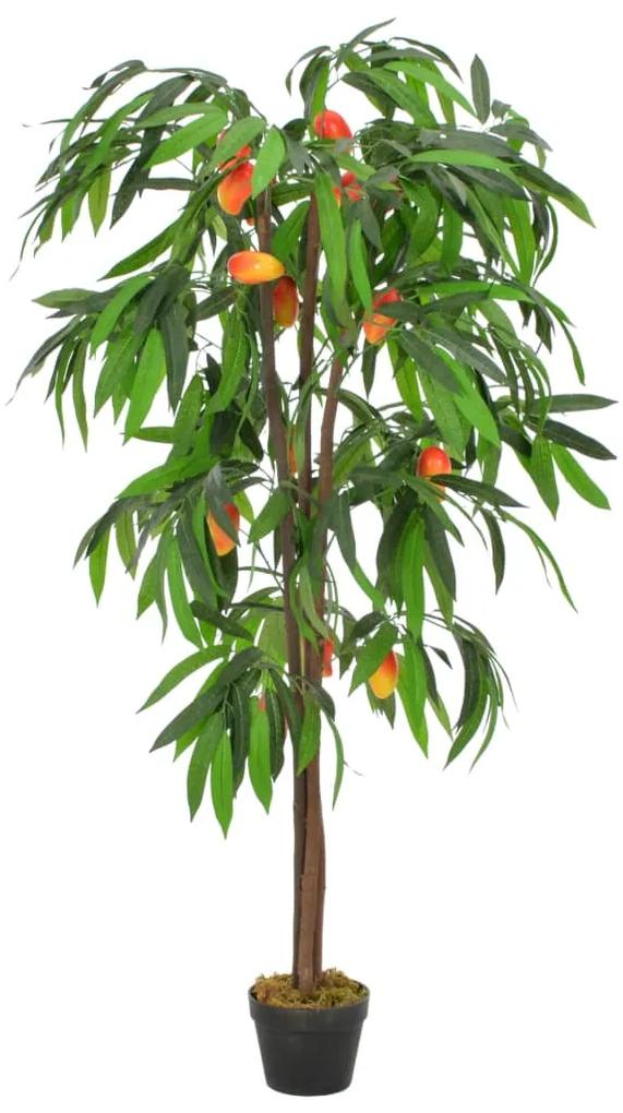 280204 vidaXL Planta mangueira artificial com vaso verde 150 cm