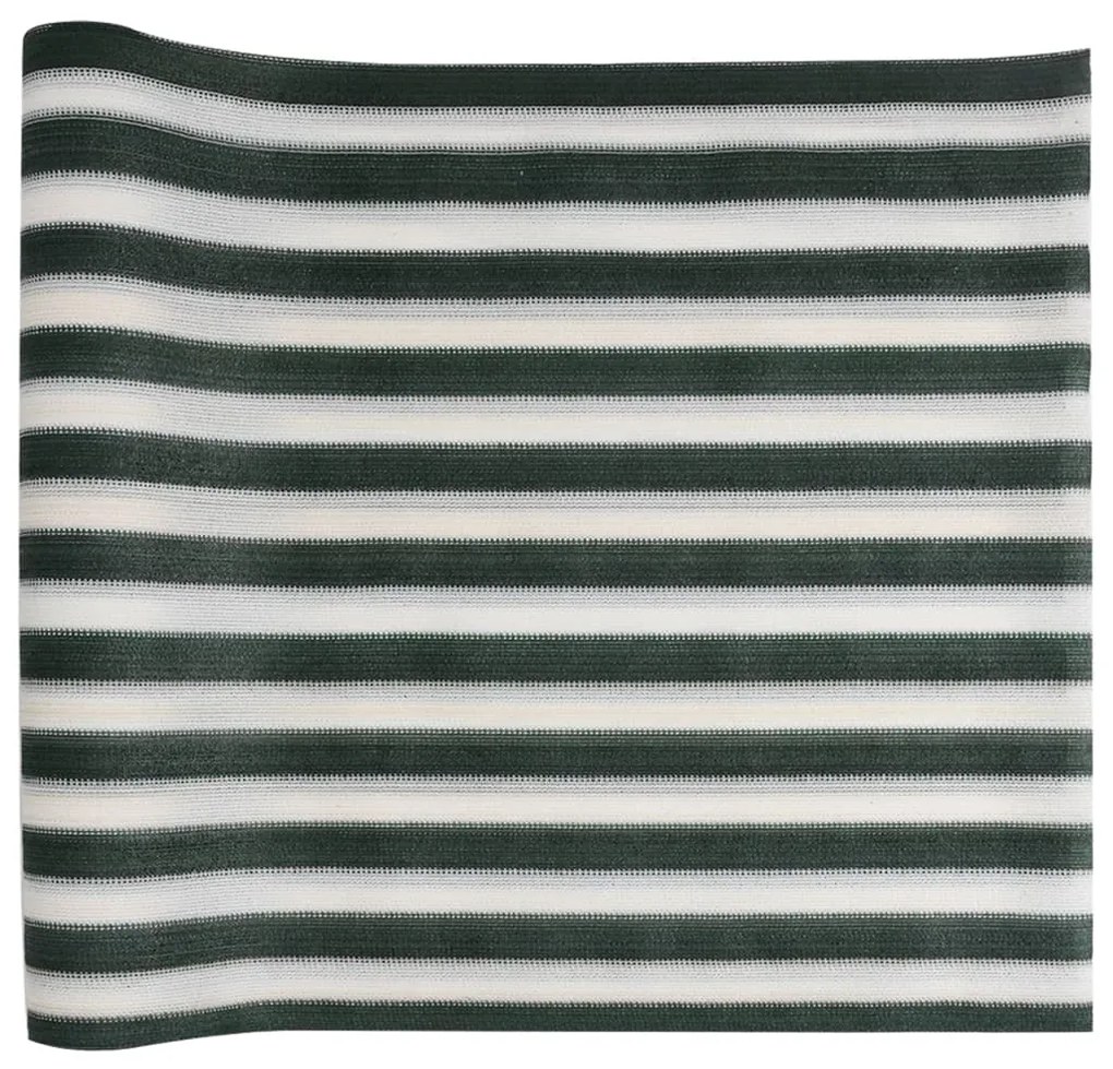 Rede ocultação p/ privacidade PEAD 195g/m² 1,5x25m verde branco