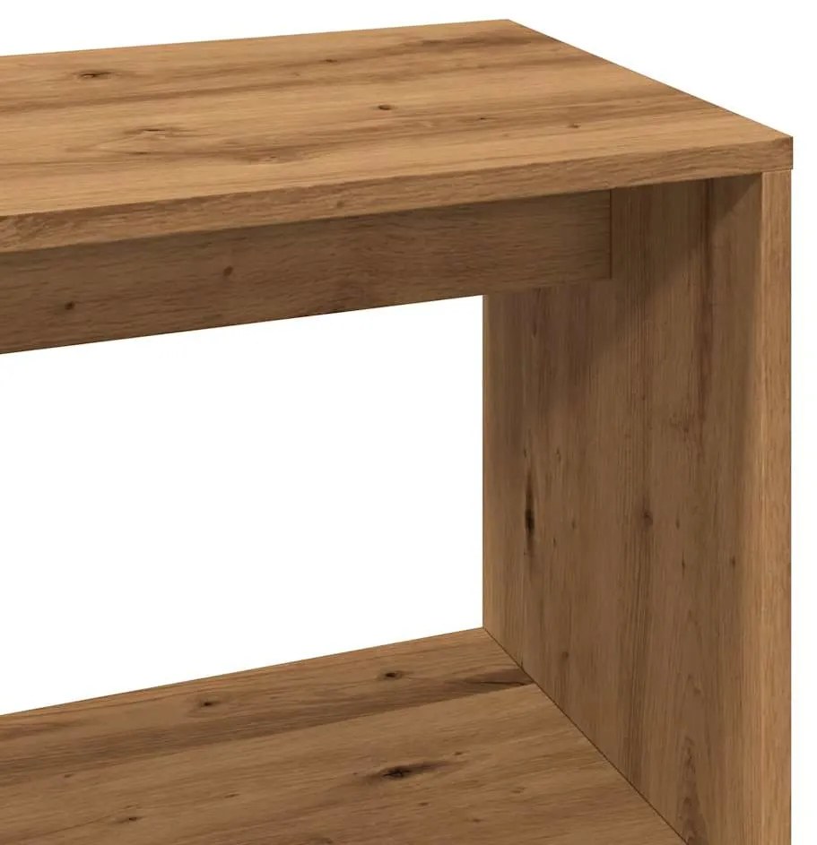 Mesa de canto Carvalho Artesanal Madeira Engenheirada