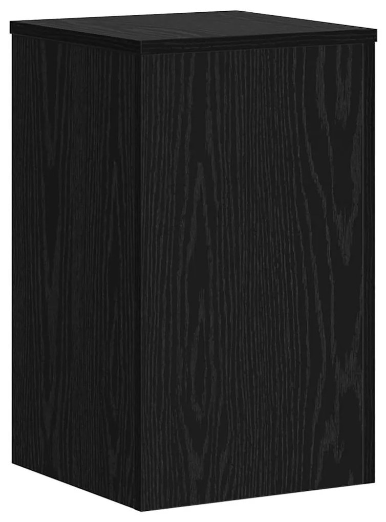 Suportes para Plantas 2 pcs Carvalho Preto 30 x 30 x 50 cm em Madeira