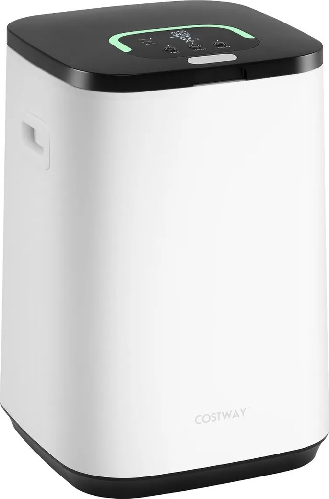 Aquecedor de toalhas 23 L com luz temporizador 24H desligamento automático bloqueio infantil capacidade 3 toalhas branco