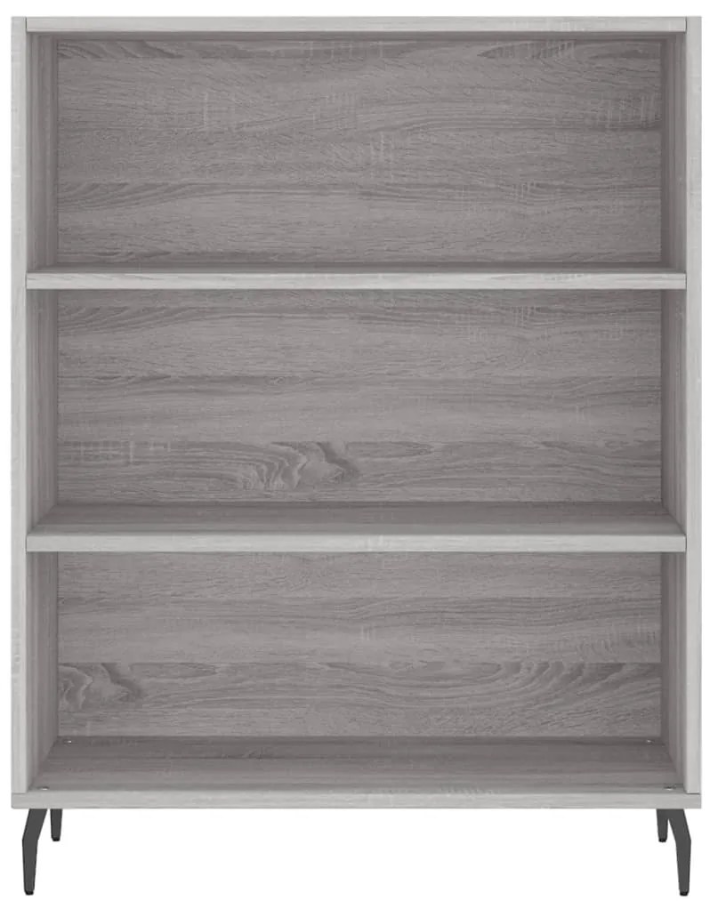 Armário alto 69,5x34x180 cm derivados de madeira sonoma cinza