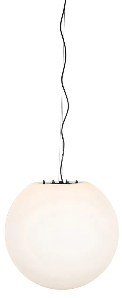 Candeeiro de teto exterior moderno branco 56 cm IP65 - Nura Moderno