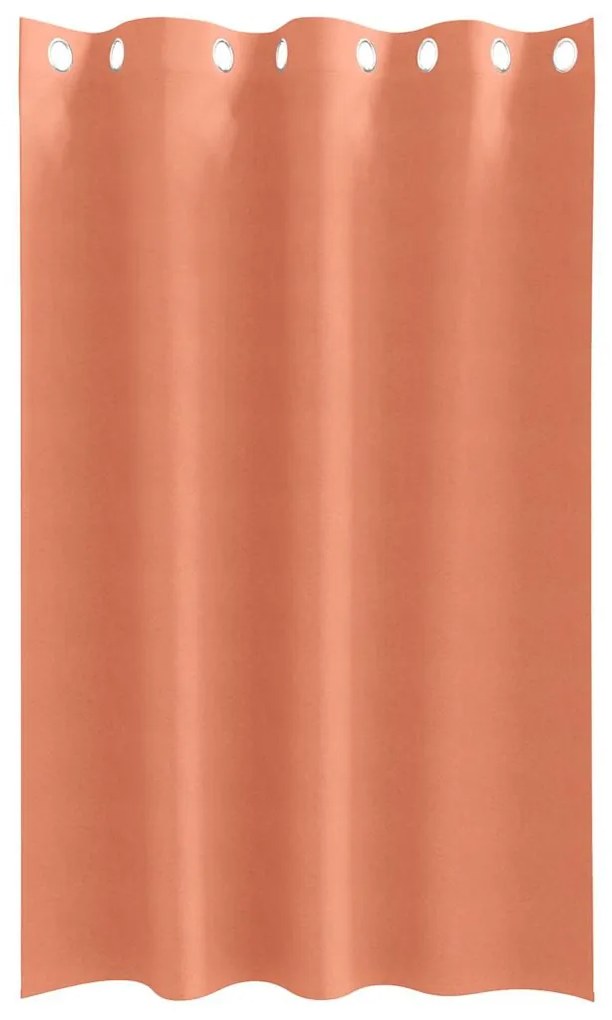 Cortinas com cortinas 2 pcs Terracota 175 x 140 cm Poliéster
