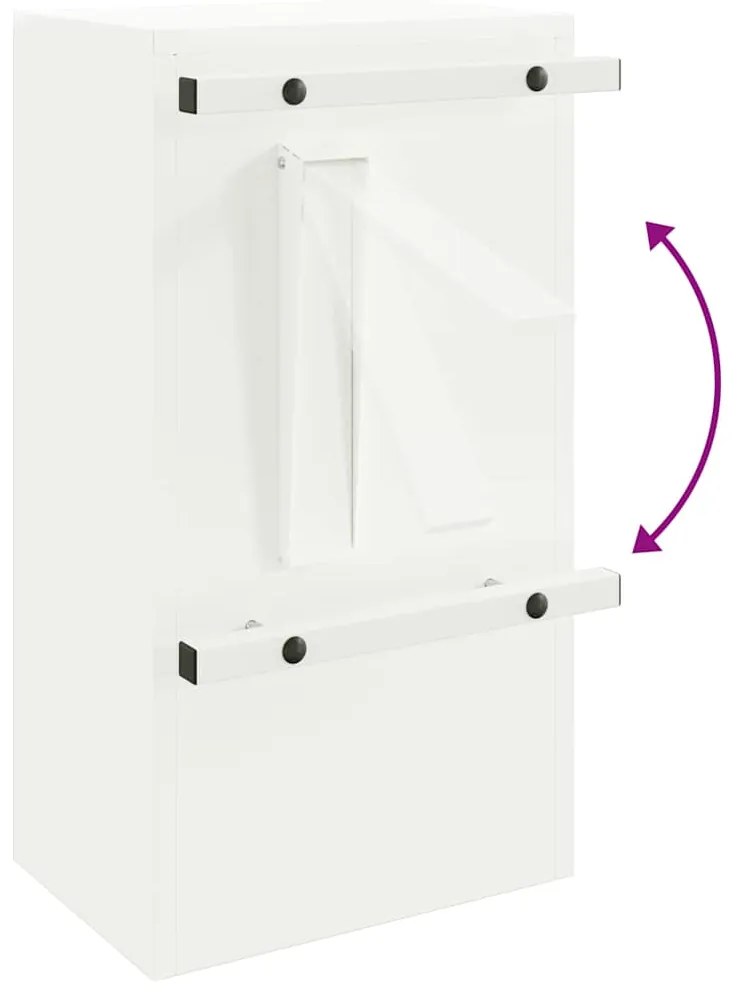 caixa de correio Branco 30 x 23 x 55 cm Aço