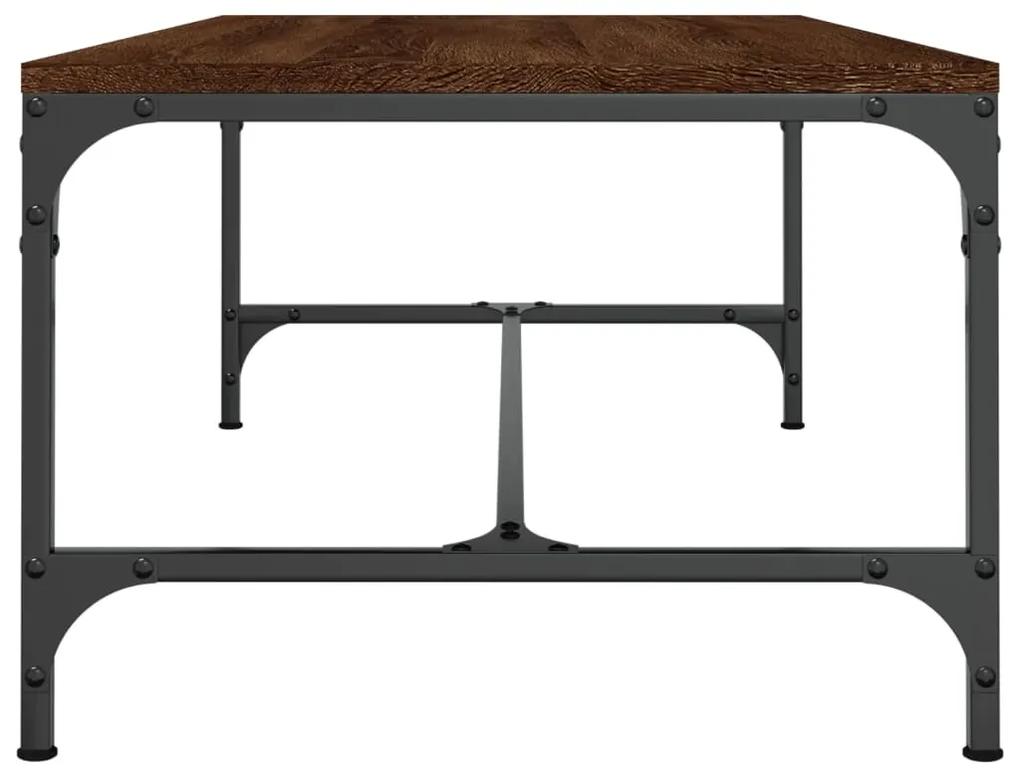 Mesa de centro 100x50x35 cm derivados madeira carvalho castanho