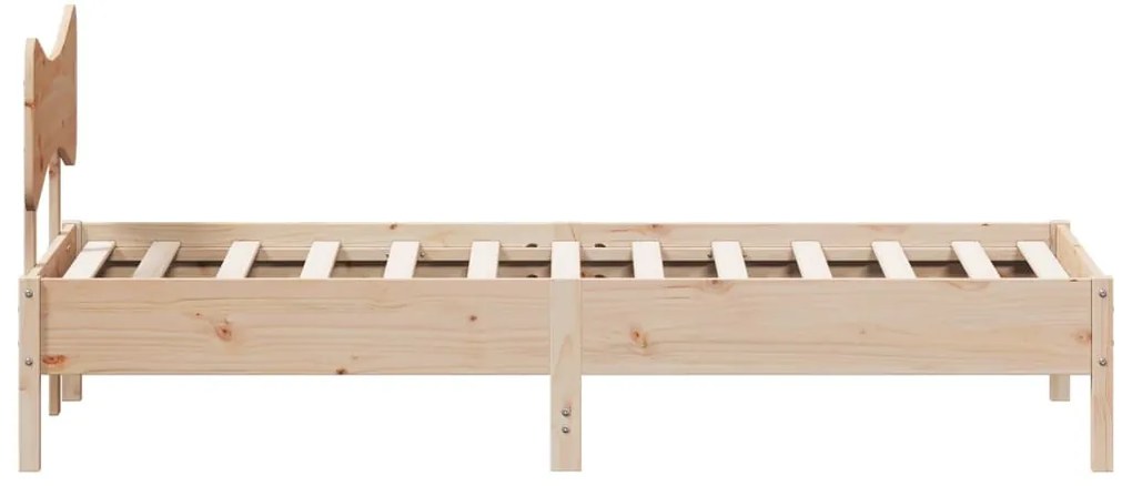 Cama sem colchão 90x190 cm madeira de pinho maciça