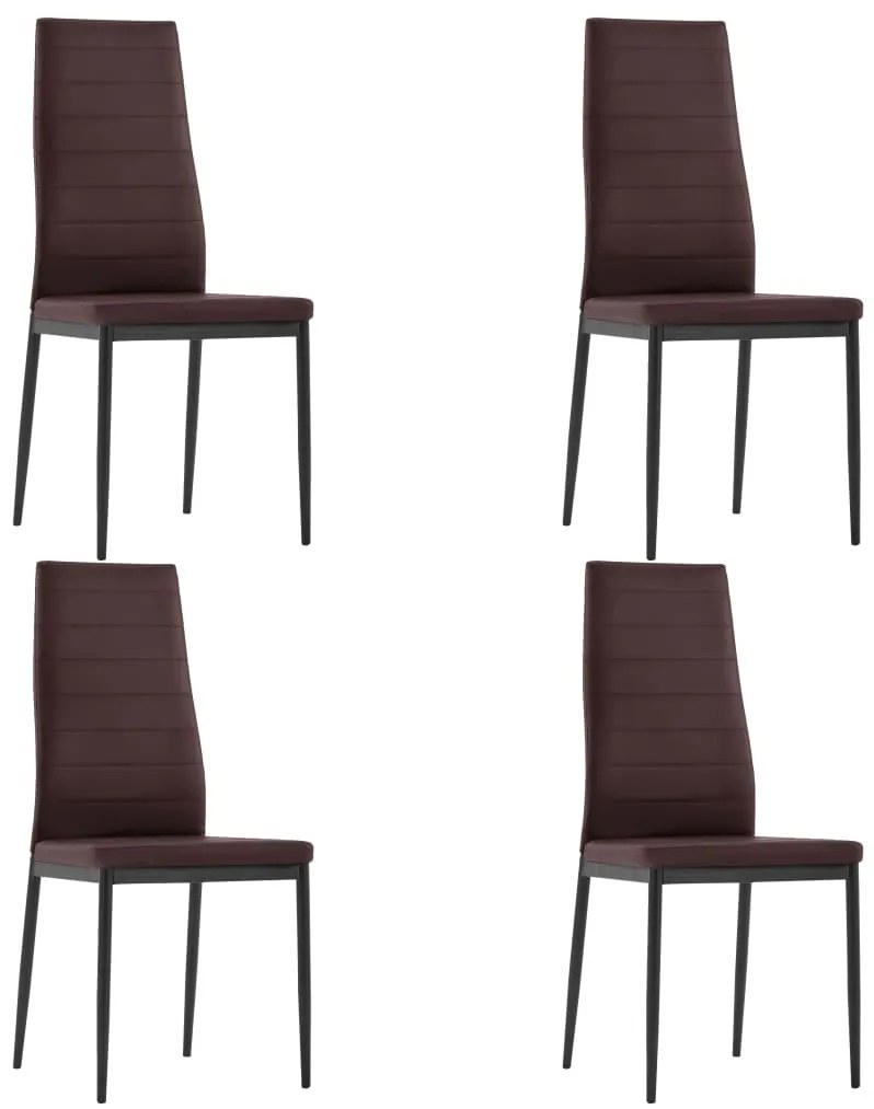 Conjunto de jantar 5 pcs castanho
