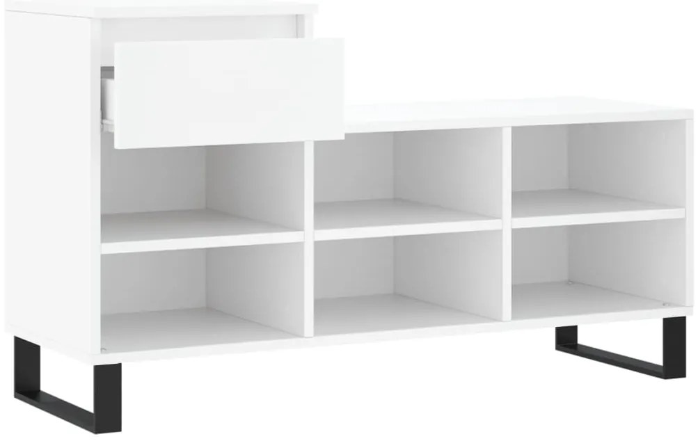Sapateira 102x36x60 cm derivados de madeira branco