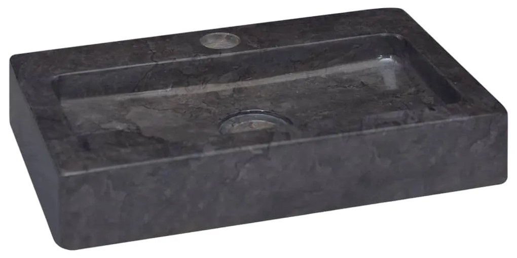 Lavatório 38x24x6,5 cm mármore preto