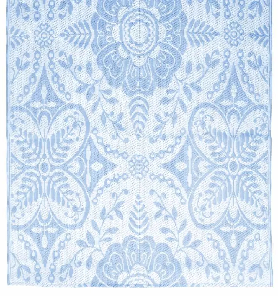 Tapete de exterior 160x230 cm ARAKIL PP azul-bebé