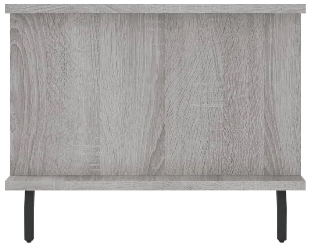 Mesa de centro 90x50x40 cm derivados de madeira cinzento sonoma