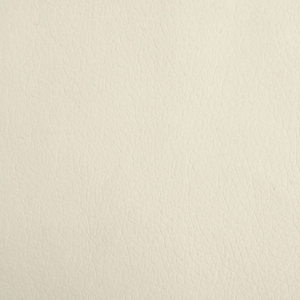 Sofá infantil 80x45x30 cm couro artificial cor creme