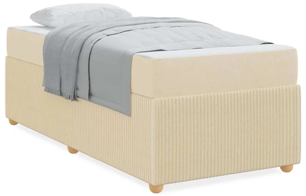 Estrutura da Cama Outros Creme 100 x 200 cm tecido