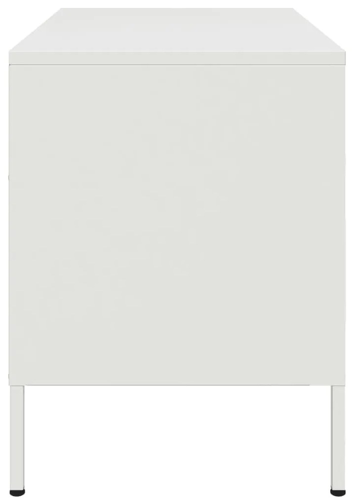 Móvel de TV 68x39x50,5 cm aço branco