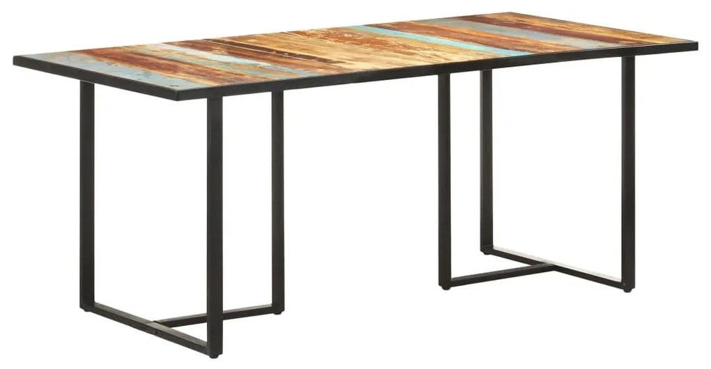 Mesa de jantar 180 cm madeira recuperada maciça