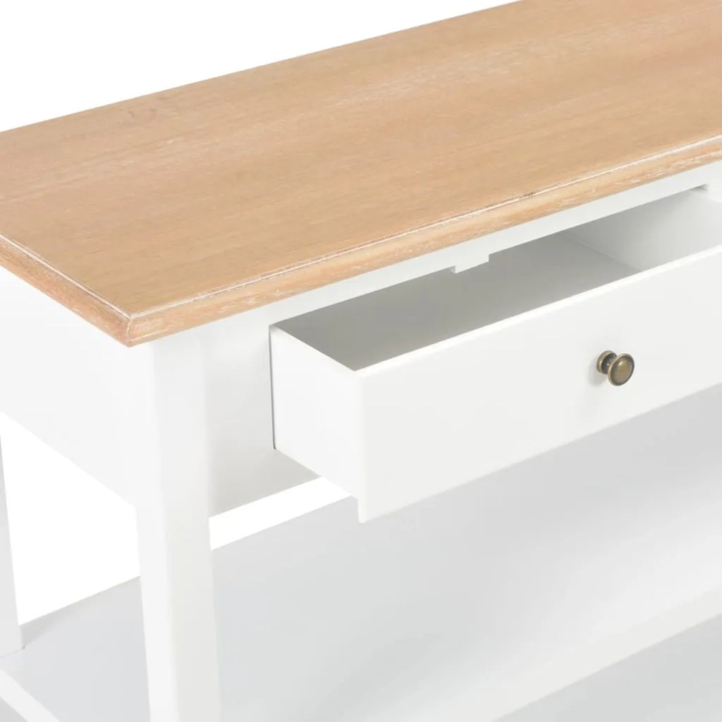 Aparador 110x35x80 cm MDF branco