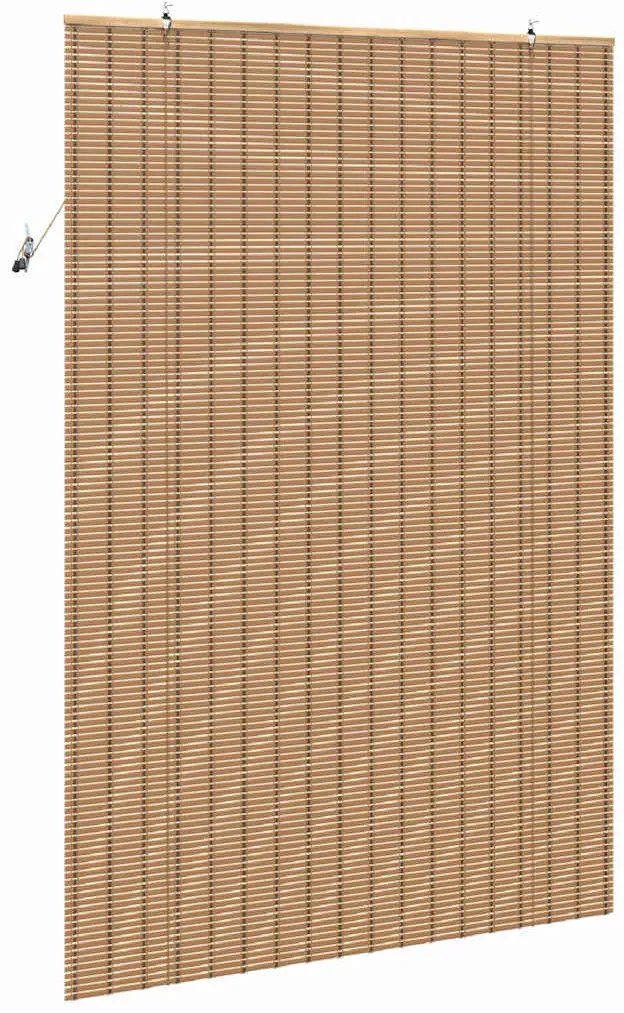 Persianas e Sombras para Janela Marrom Claro 150 x 220 cm Bambu