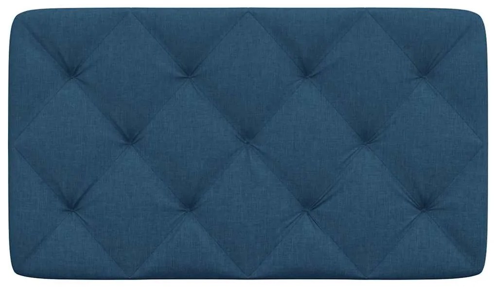 Almofadão de cabeceira 80 cm tecido azul