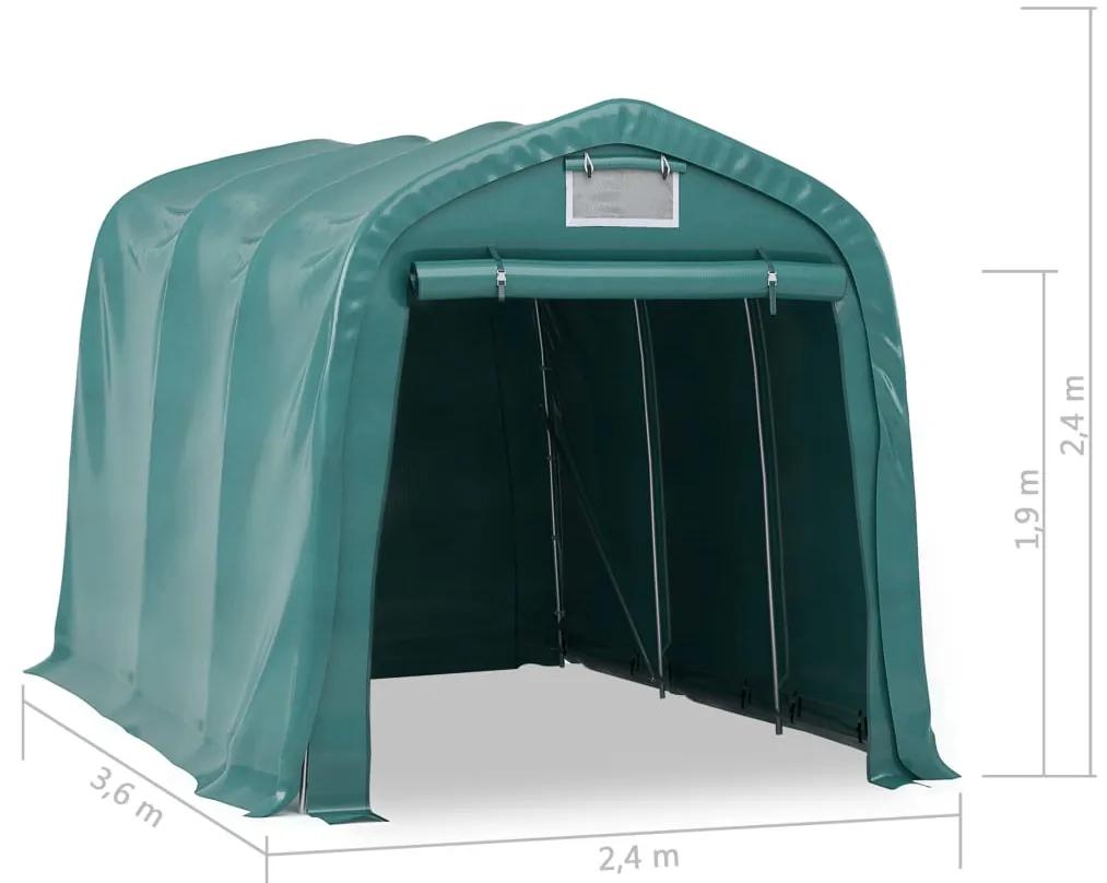 Tenda de Garagem - 2,4x3,6 m - Aço Galvanizado