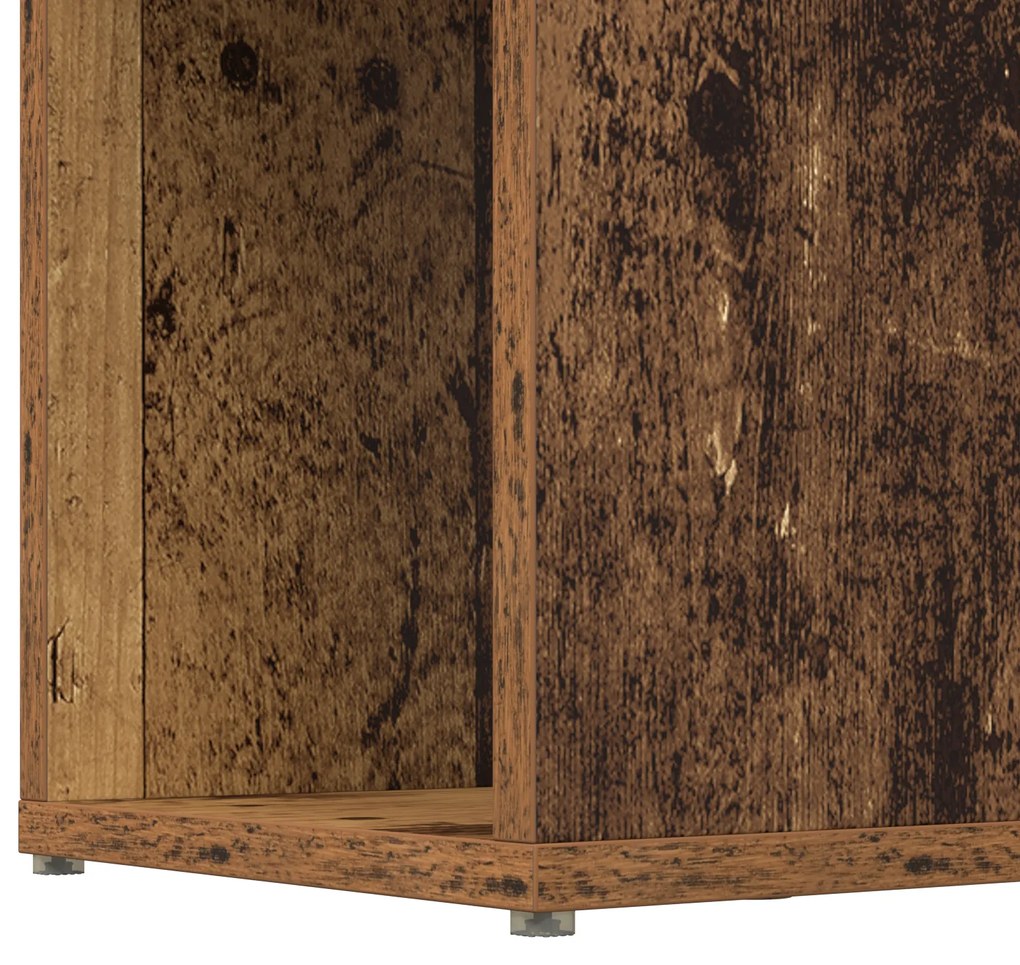 Suporte para TV Madeira velha Madeira engenheirada 60 x 24 x 155 cm