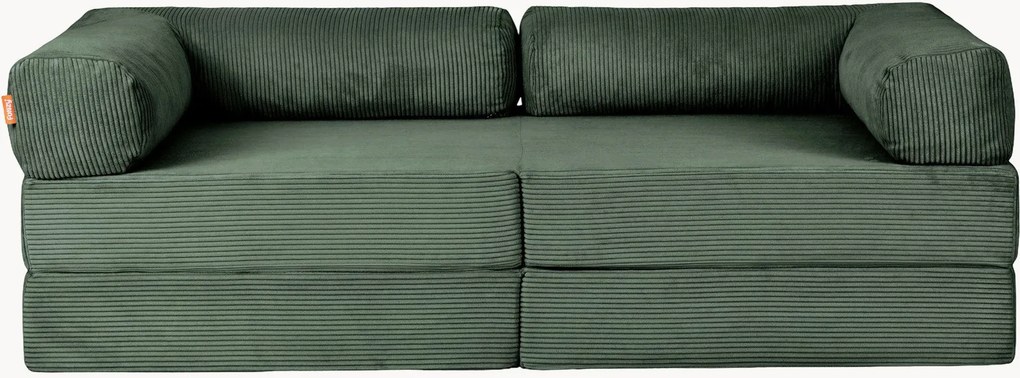 Sofá modular em bombazina Family Funzy (2 lugares)