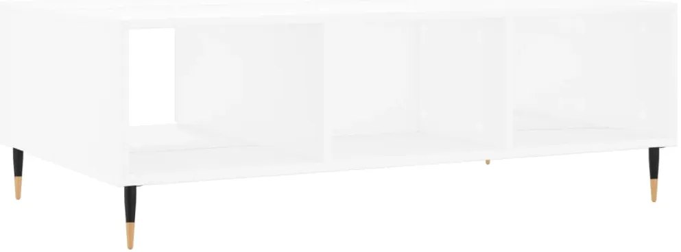 Mesa de centro 104x60x35 cm derivados de madeira branco