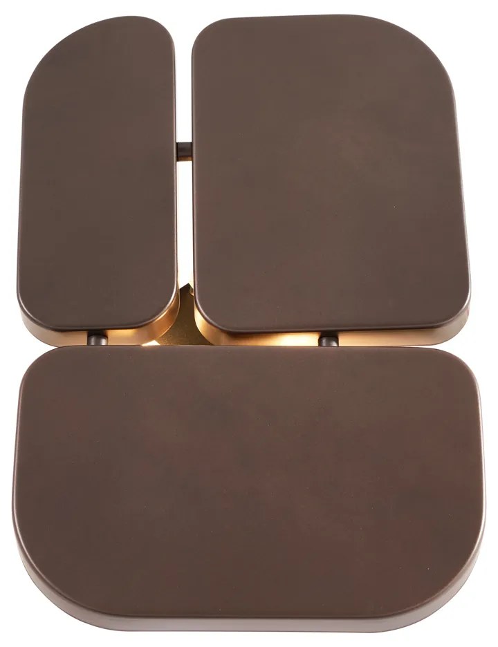Candeeiro de Parede Design Bronze 3-Luzes - Planes Design