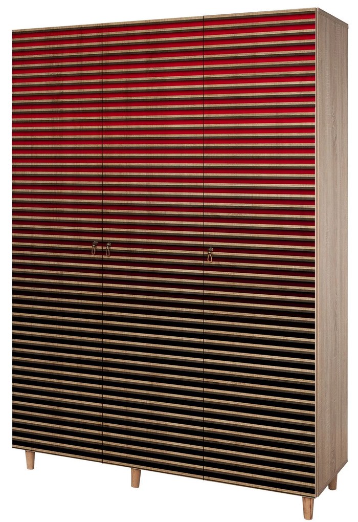 Guarda-roupa Mode – Carvalho Sonoma – 135x192x52 cm