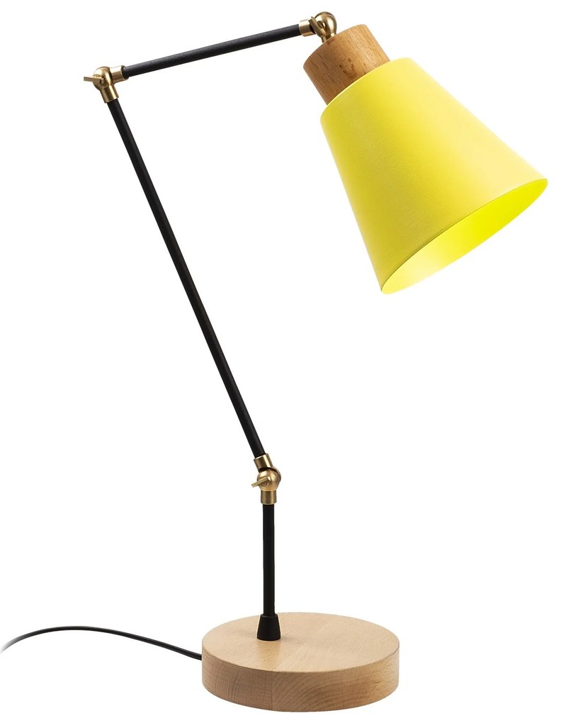 Candeeiro de Mesa Manavgat – Amarelo – 52 cm