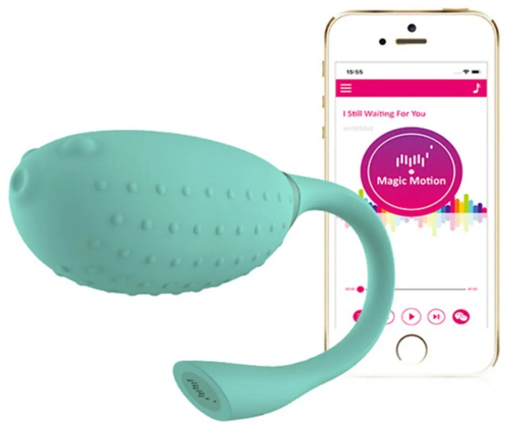 Vibrador Ovo Magic Motion Fugu Turquesa