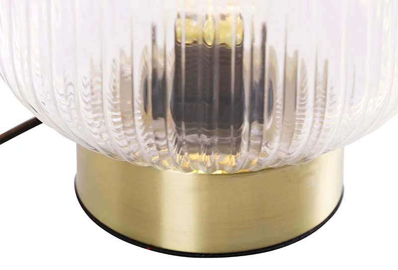 Candeeiro de mesa Art Deco em latão - Karel Art Deco