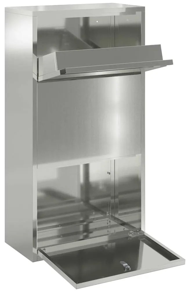 Caixa de entrega de pacotes 44x22x82 cm Aço Galvanizado