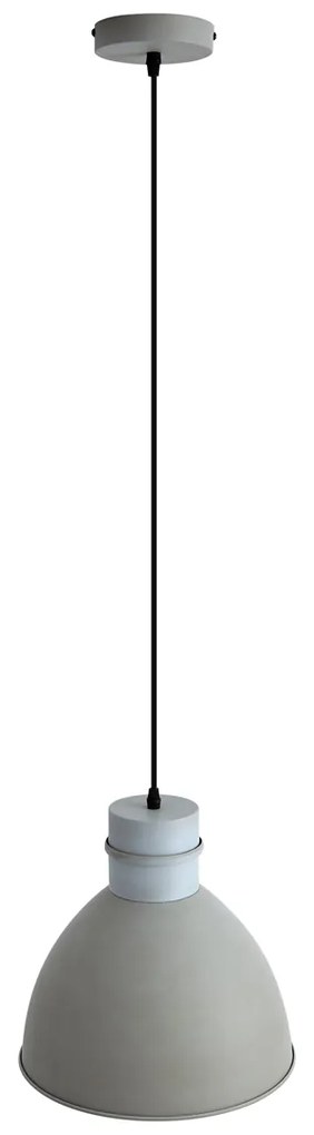 Candeeiro suspenso estilo rústico cinzento - Dory