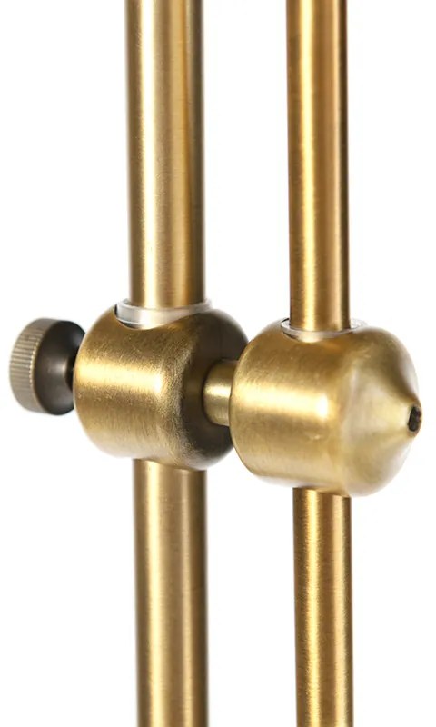 LED Candeeiro de pé clássico inteligente bronze com branco incl. Wifi A60 - Ashley Clássico / Antigo