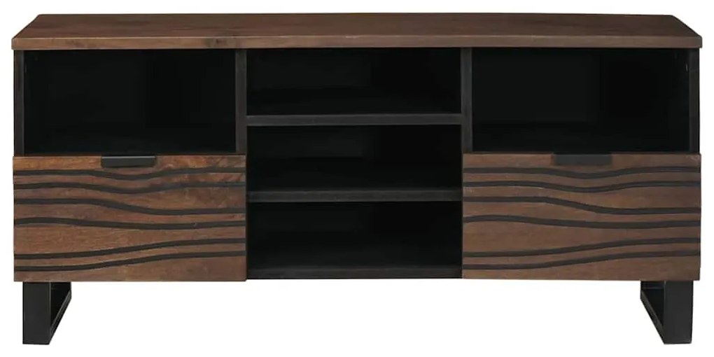 Armário de TV 100x33.5x46 cm em madeira sólida e engenheirada
