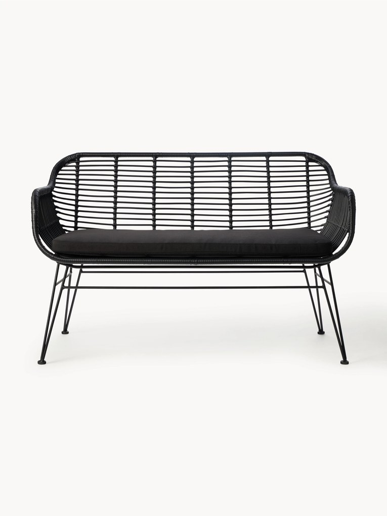 Banco de jardim em vime sintético Costa