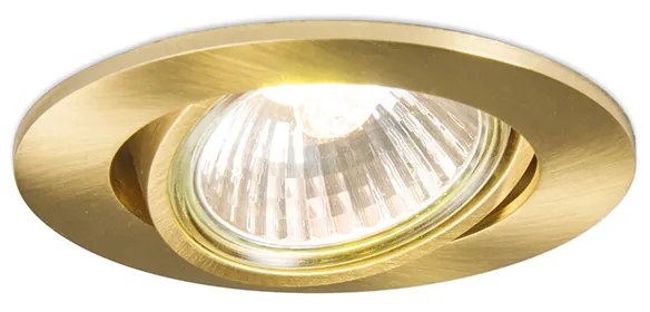 Foco embutido moderno dourado inclinável - Cisco Design,Moderno