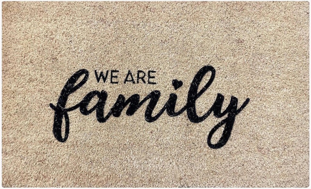 Tapete de entrada We Are Family