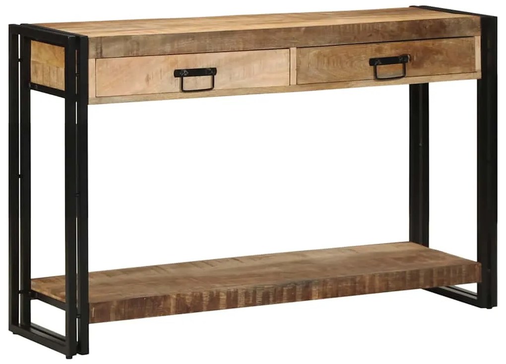 Mesa de Console vidaXL 120x33x75 cm Madeira de Mangueira Sólida
