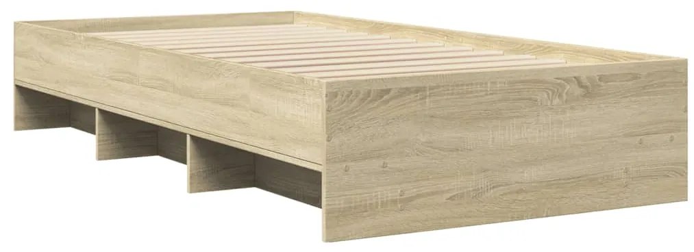 Estrutura cama s/ colchão derivados de madeira carvalho sonoma