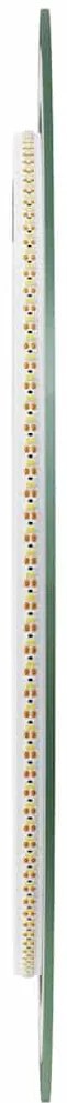 Espelho de casa de banho com luzes LED redondo 50 cm
