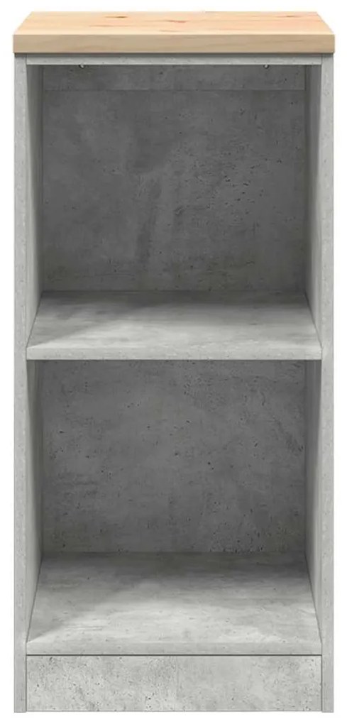 Armário de arrumação de garagem Betão Cinzento 40x51x85 cm