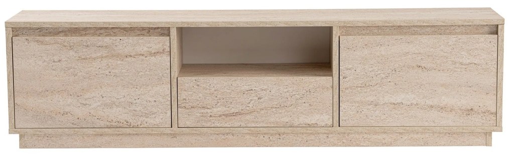 Móvel de TV "Vanguard" - 160x42x29,5 cm - Design Moderno - Travertino