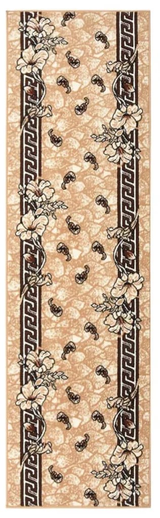 vidaXL Passadeira 80x300 cm polipropileno bege